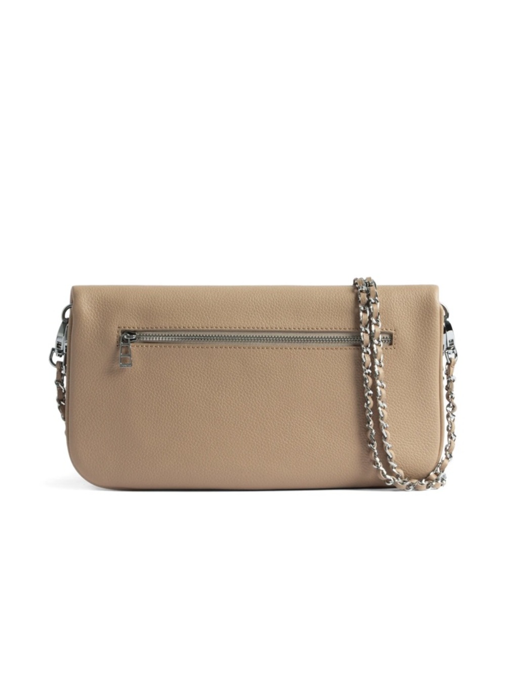 $328 Zadig&Voltaire Rock Grained leather clutch bag NWOT - Picture 2 of 12